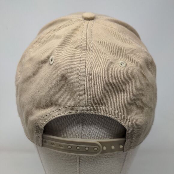 Old Navy Snapback Hat Tan One Size Adjustable Embroidered Outdoor - Picture 6 of 10